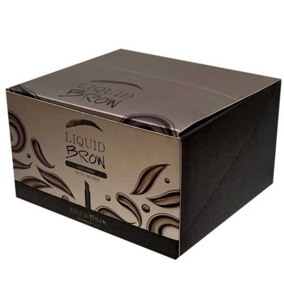 Liquid Brow Gel – Professional Eyebrow Enhancer with Applicator, Set of 12 - Picture 3 of 3